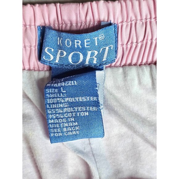 Vintage Koret Women XL Sport Pink Zip-Up Jacket & Pants Tracksuit Set READ - Picture 13 of 16